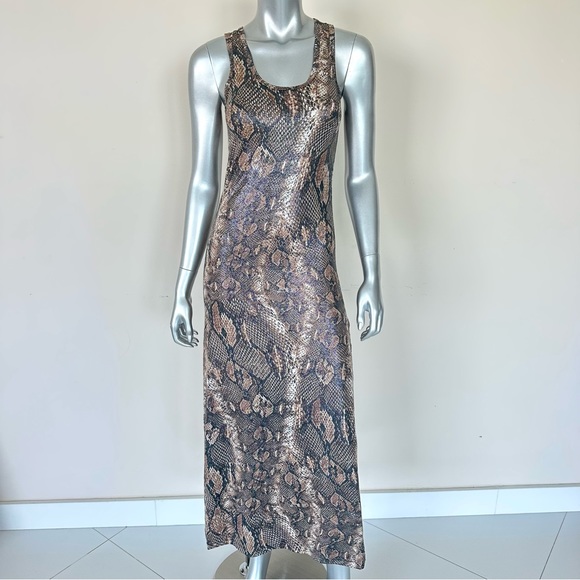 Women long dress animal print size S - Picture 1 of 6